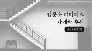 입문용 미러리스 카메라 추천 리스트 BEST 6!